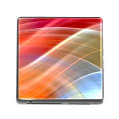 Wave Background Pattern Abstract Memory Card Reader (square 5 Slot) by HermanTelo
