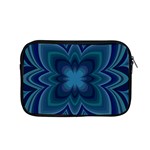 Blue Geometric Flower Dark Mirror Apple MacBook Pro 15  Zipper Case