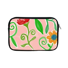Background Colorful Floral Flowers Apple Ipad Mini Zipper Cases