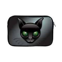 Green Eyes Kitty Cat Apple Ipad Mini Zipper Cases