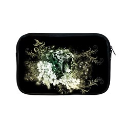 Awesome Tiger With Flowers Apple Macbook Pro 13  Zipper Case by FantasyWorld7