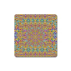 Pearl And Pearls And A Star Festive Square Magnet by pepitasart