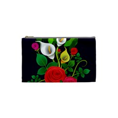 Flowers Charter Flowery Bouquet Cosmetic Bag (small) by Pakrebo