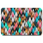 Abstract Triangle Tree Large Doormat 