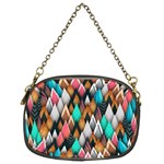 Abstract Triangle Tree Chain Purse (Two Sides)
