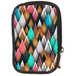 Abstract Triangle Tree Compact Camera Leather Case