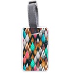 Abstract Triangle Tree Luggage Tag (one side)