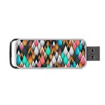 Abstract Triangle Tree Portable USB Flash (Two Sides)