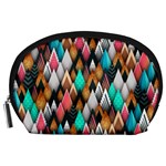 Abstract Triangle Tree Accessory Pouch (Large)