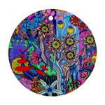 Abstract Forest  Ornament (Round)