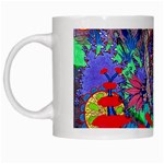 Abstract Forest  White Mugs