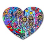 Abstract Forest  Heart Mousepads