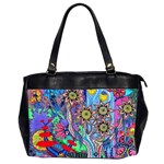 Abstract Forest  Oversize Office Handbag (2 Sides)
