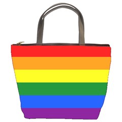 Lgbt Rainbow Pride Flag Bucket Bag by lgbtnation