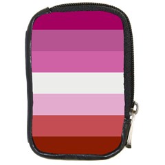 Lesbian Pride Flag Compact Camera Leather Case by lgbtnation