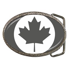 Roundel Of Canadian Air Force - Low Visibility Belt Buckles by abbeyz71