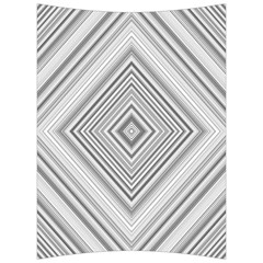 Black White Grey Pinstripes Angles Back Support Cushion
