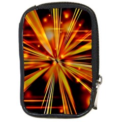 Zoom Effect Explosion Fire Sparks Compact Camera Leather Case by HermanTelo
