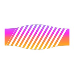 Abstract Lines Mockup Oblique Stretchable Headband by HermanTelo