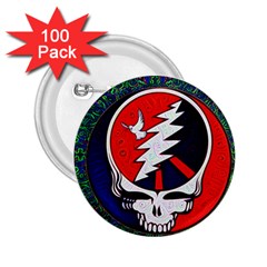 Grateful Dead 2 25  Buttons (100 Pack)  by Sapixe
