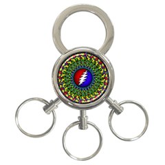 Grateful Dead 3-ring Key Chain by Sapixe