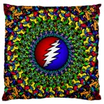 Grateful Dead Large Flano Cushion Case (One Side)