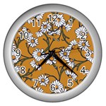 Daisy Wall Clock (Silver)