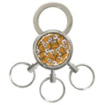 Daisy 3-Ring Key Chain