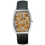 Daisy Barrel Style Metal Watch
