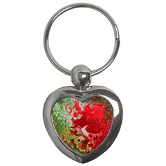 Abstract Stain Red Seamless Key Chain (heart) by HermanTelo