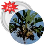 Palm Tree 3  Buttons (100 pack) 