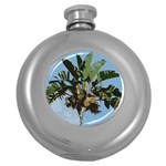 Palm Tree Round Hip Flask (5 oz)