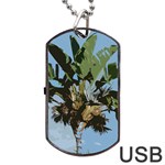 Palm Tree Dog Tag USB Flash (Two Sides)