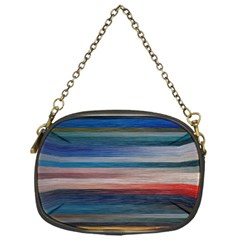 Background Horizontal Lines Chain Purse (one Side) by HermanTelo