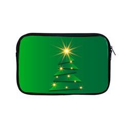 Christmas Tree Green Apple Macbook Pro 13  Zipper Case by HermanTelo