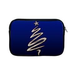 Christmas Tree Grey Blue Apple Ipad Mini Zipper Cases