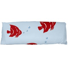 Fish Red Sea Water Swimming Body Pillow Case (dakimakura) by HermanTelo