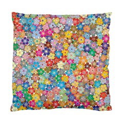 Floral Flowers Abstract Art Standard Cushion Case (one Side) by HermanTelo