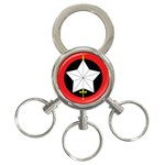 Capital Military Zone Unit of Army of Republic of Vietnam Insignia 3-Ring Key Chain