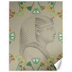 Pharaoh Egyptian Design Man King Canvas 18  X 24  by Sapixe