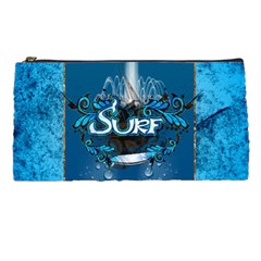Sport, Surfboard With Water Drops Pencil Cases by FantasyWorld7