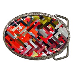 Maze Mazes Fabric Fabrics Color Belt Buckles by Sapixe