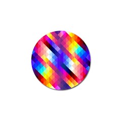 Abstract Background Colorful Pattern Golf Ball Marker