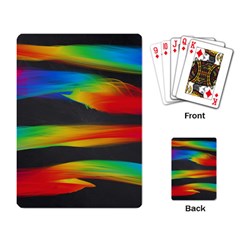 Colorful Background Playing Cards Single Design by Sapixe