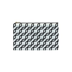 Diagonal Stripe Pattern Cosmetic Bag (small) by Sapixe