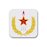 Badge of People s Liberation Army Rocket Force Rubber Coaster (Square) 