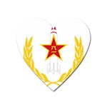 Badge of People s Liberation Army Rocket Force Heart Magnet