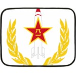 Badge of People s Liberation Army Rocket Force Double Sided Fleece Blanket (Mini) 
