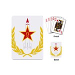 Badge of People s Liberation Army Rocket Force Playing Cards (Mini)