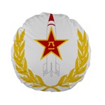 Badge of People s Liberation Army Rocket Force Standard 15  Premium Round Cushions